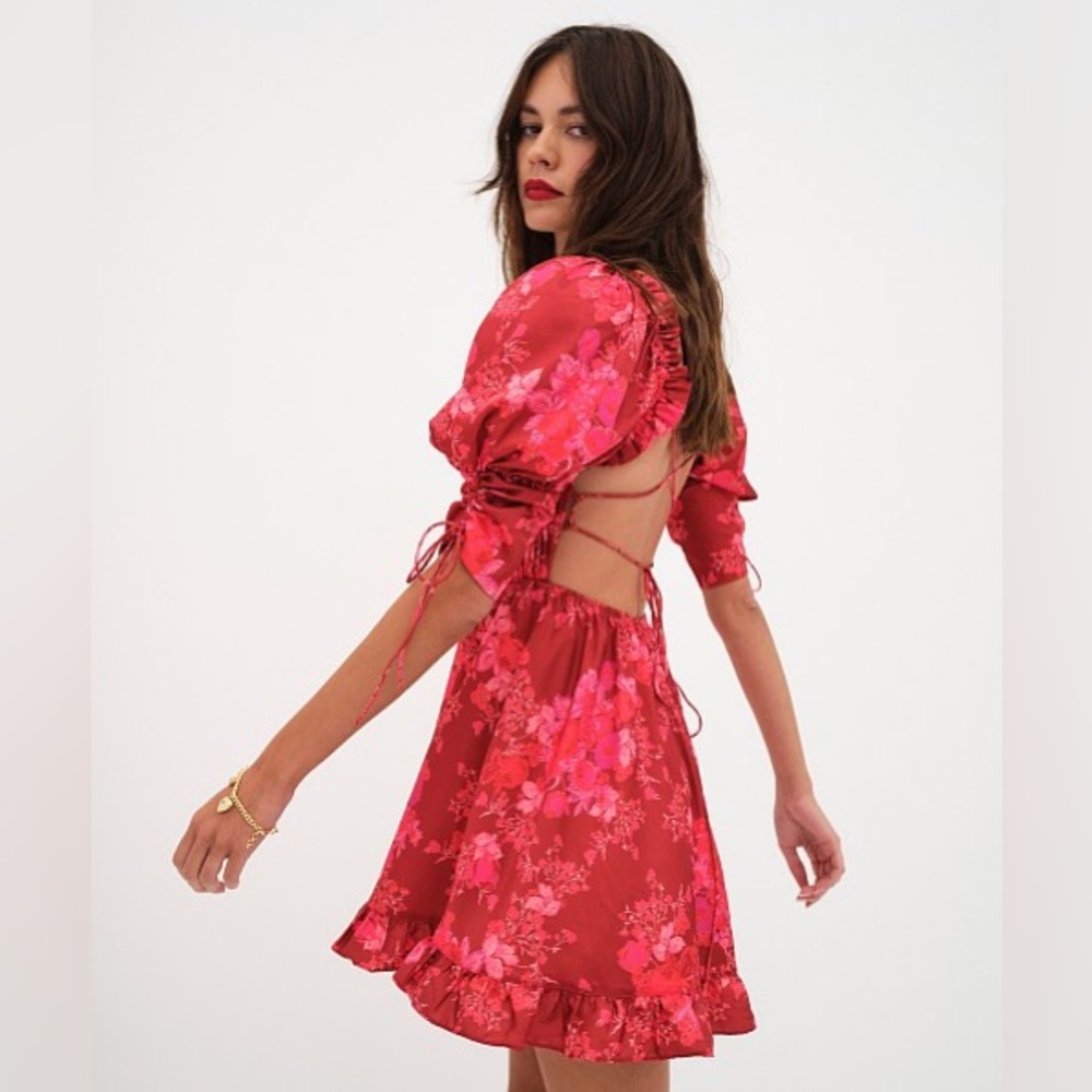 For Love & Lemons Alia Mini Dress - Picture 2 of 10